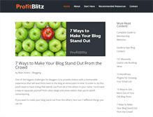 Tablet Screenshot of profitblitz.com